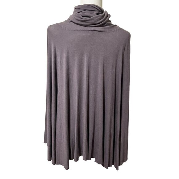 RACHEL PALLY soft purple small modal cape with neck scarf or tie - Picture 6 of 7